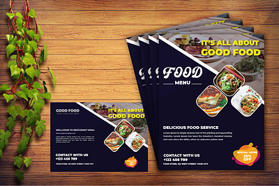 Food Flyer Design branding design food flyer graphic design illustration printing design vector