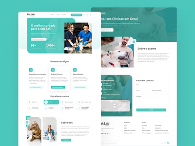 Petlab | Website clean design design interface mobile ui user experience ux