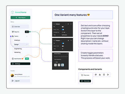 Component Properties Update autolayout components design designtip dribbble figma menu ui ux