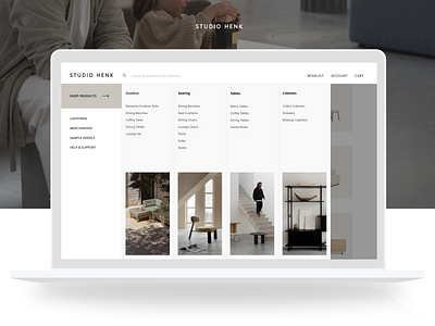 Studio HENK - Amsterdam - website navigation branding dailyui design illustration logo ui ux vector web website