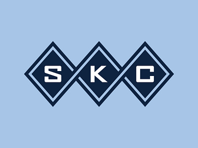 Sporting KC Argyle Diamonds Logo argyle kansas city logo logotype mls soccer sporting kc