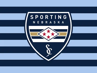 Sporting Nebraska brand logo nebraska omaha soccer sporting kc sports