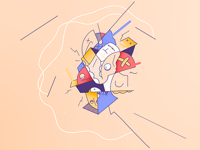 Littleworld 220210 character composition contemporarydrawing cutie flat funny graphic design illustration ironmould kawaii littleworld monsters