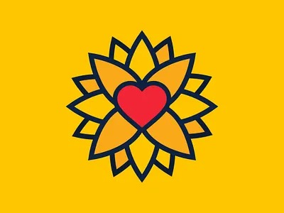 Heartland Sunflower flower heart kansas kansas city kc midwest sunflower