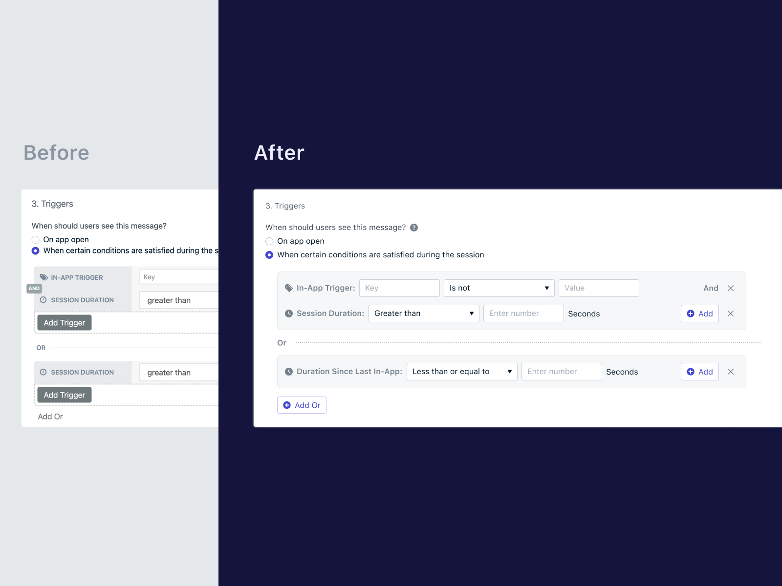 In-App Trigger Refresh