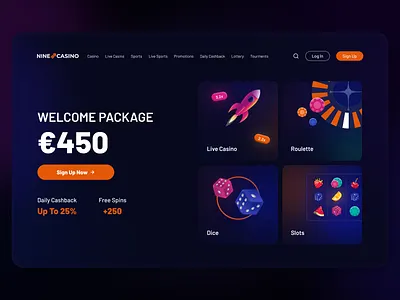 Casino Interface Design betting branding casino crypto dark design gambling game game platform gaming graphic design illustration interface live casino nft platform roulette slot trending ui