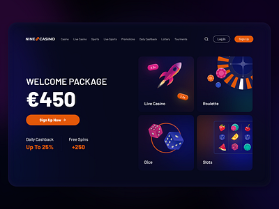 Casino Interface Design betting branding casino crypto dark design gambling game game platform gaming graphic design illustration interface live casino nft platform roulette slot trending ui