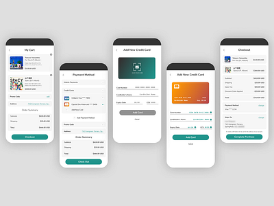 Credit Card Checkout - #DailyUI #002 002 app dailyui design figma ui ux