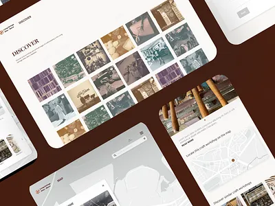 Living Heritage Atlas - Beirut responsive design ui