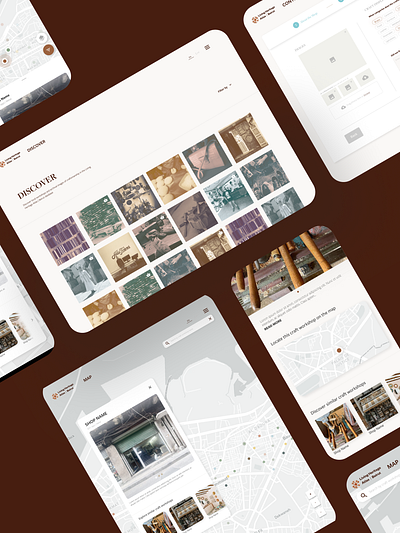 Living Heritage Atlas - Beirut responsive design ui