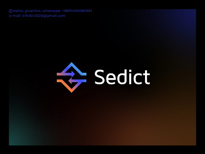 S letter Crypto Predictions logo, Sedict brand branding crypto crypto predictions geometric icon letter mark logo logo designer logo mark logos mark minimalist logos modern logo nokta s logo simple logo symbol top vector