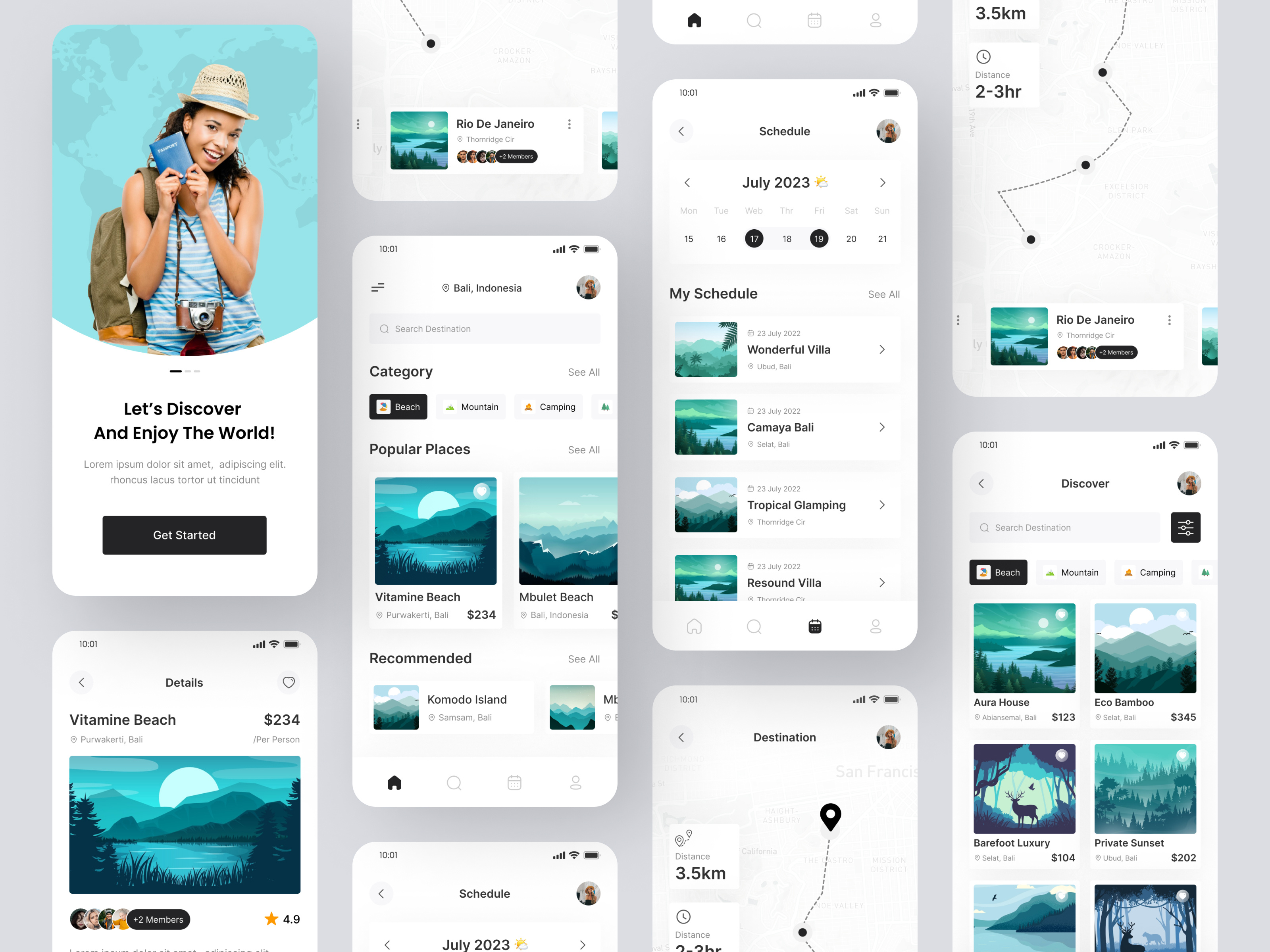Example of Modern Mobile App UI UX Design