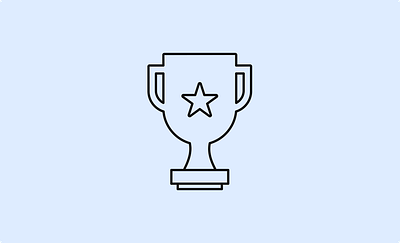 Trophy, Award, Prize, First Place app branding design graphic design illustration logo typography ui ux vector