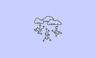 Cloud, Frogs, Jump, Rain, Data app branding design graphic design illustration logo typography ui ux vector