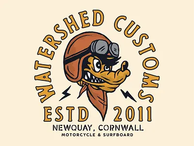 Watershed branding design illustration illustrator logo typography