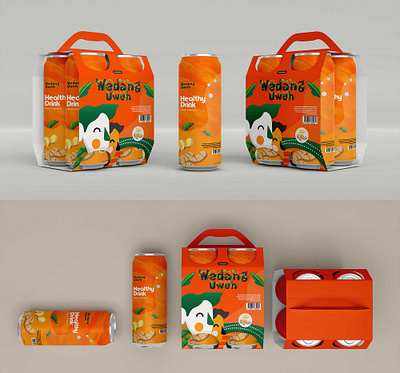 Wedang Uwuh Packaging Illustration Design design drink design illustration pack packaging product design tradisional design wedang uwuh