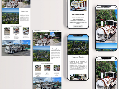 🌐 Le Petit Train de Turenne — Site internet — 2022 branding design graphic design webdesign website