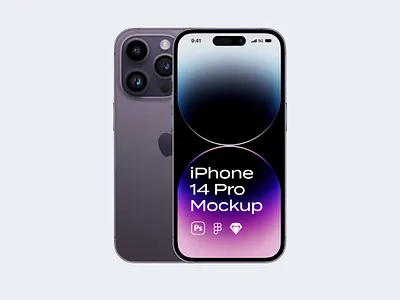 Free iPhone 14 Pro Mockup ( PSD - Sketch - Figma ) app design figma iphone iphone 14 pro iphone mockup mockup psd sketch ui