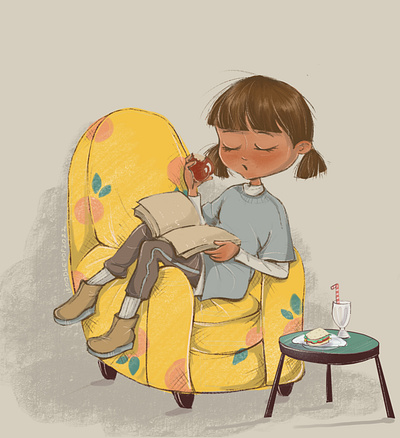 Cozy Corner design digitalsketches illustration ipadpro kidsbookillustrartion procreate vector