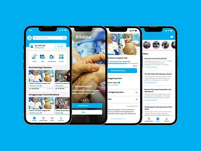 Redesign Kitabisa Apps app campaign case study donation figma kitabisa mobile ui ui design ui ux uiux case study ux ux design