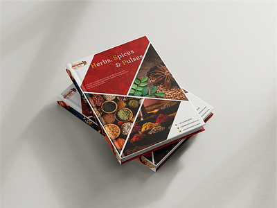 Catalog Herbs, Spices & Pulses—KITCHENHUT catalogue design concept