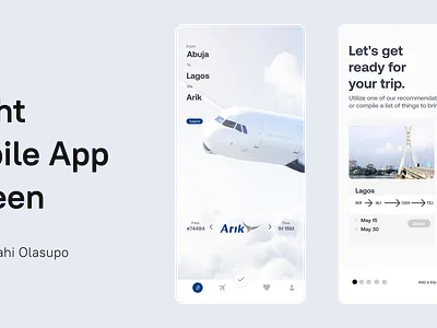MOBILE APP FOR AIRLINE app design ui ux
