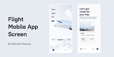 MOBILE APP FOR AIRLINE app design ui ux