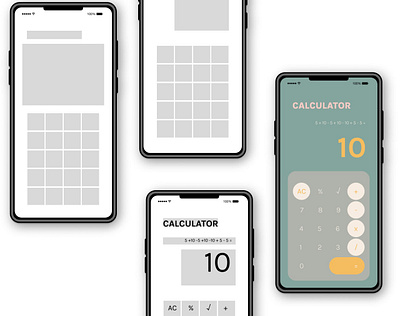 Calculator dailyui design figma mobile productdesign ui uidesign