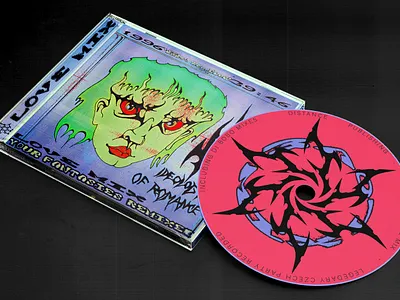 CD / ALBUM COVER DESIGN acid album album cover cd cover design graphic design illu illustration jewel case lettering mockup music rave type typography