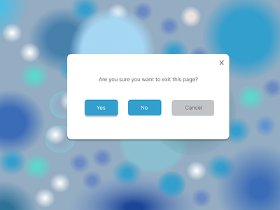 Pop-Up/Overlay blue exit pop up graphic design indigo overlay pop up teal ui