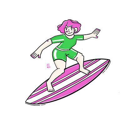 Woman Surfing Emoji / Illustration apple art artist character design digital art doodles emoji emoji doodles graphic design illustration surf surfing woman woman surf