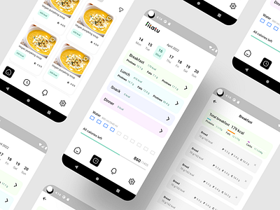 Fitatu redesign concept 3d animation app app ui branding flutter graphic design logo motion graphics ui