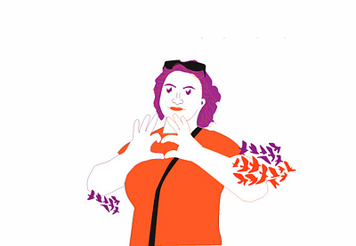 Illustration "Women's opportunities" branding design illustration illustrator vector