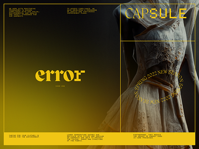 Error identity branding design logo