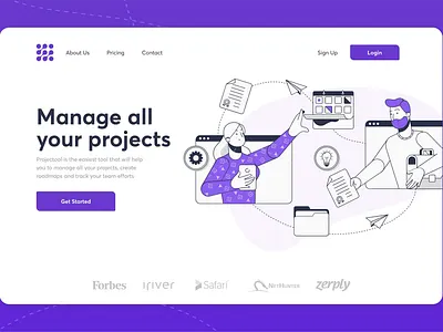 PMS Landing Page UI UX Design | Unbounce design