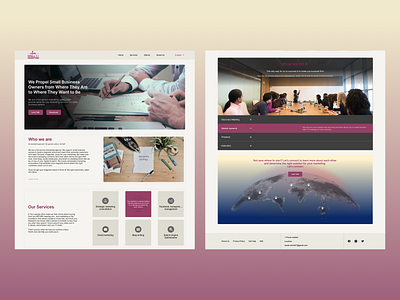 SMALL BIZ MARKETING design ui ux