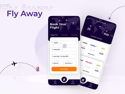 Flight Booking App Design ✈️ app design app ui app ux behance daily design design dribbble graphic design mobile ui ui ui design ui designer ui inspiration ui trends uiux uiux design user interface ux ux design ux designer