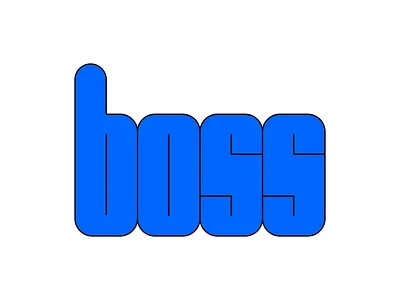 BOSS illustration logo vector