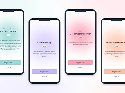 Wellbeing App Redesign app clean concept design health ios minimal redesign ui ux wellbeing wellness