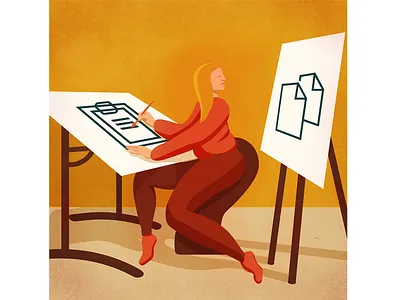 Copy Paste Art adobe illustrator art artists character design conceptual illustration editorial illustration graphic design illlustration illustrations painting people ilustration story telling vector graphics vectors yellow design