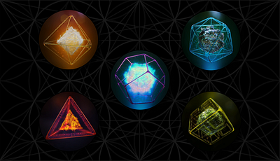 Platonic Solids 3d animation design illustration motion graphics notch platon solids vector