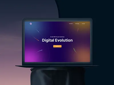 Landing page design digital digital transformation evolution landing landing page ui