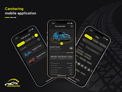 Carsharing mobile application carsharing mobile app ui