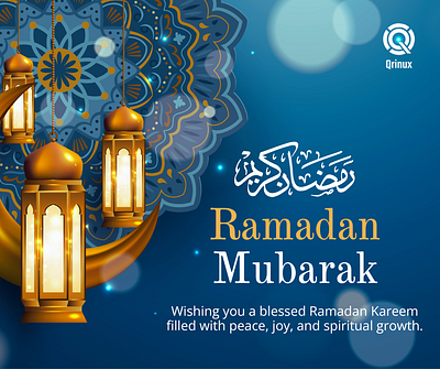 Ramadan Mubarak social media poster branding graphic design