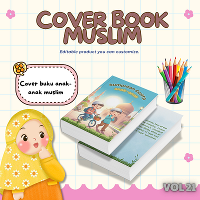 Book Cover Islamic #5 graphic design inspiration design islamic kids book