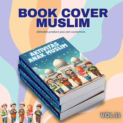 Cover Book Islamic #8 graphic design kids book