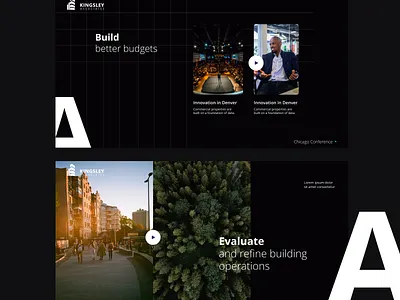 Kingsley Associates: Real Estate Website > Events Page adobe xd design figma real estate real estate website ui ux uxui