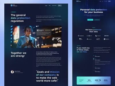 Data protection 🗝️ about company about us data protection home page landing page