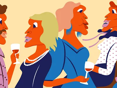 Holidays dress code characterdesign editorial illustraion illustration illustrator