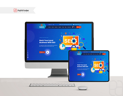 Landing Page Home Slider digital marketing hero slider home home page landing page seo web design slider ui web webdesign